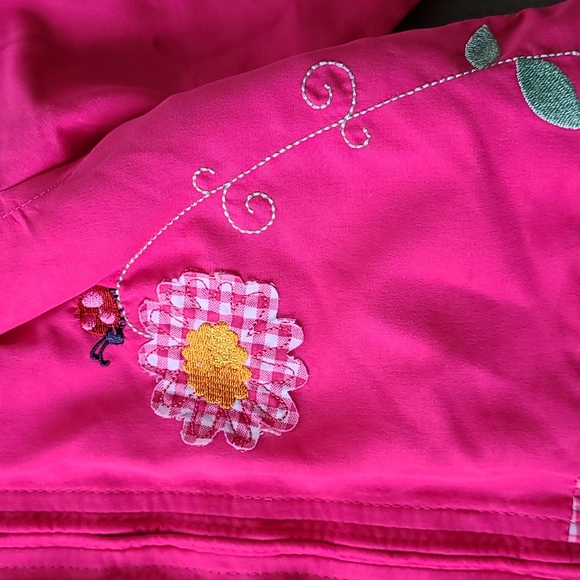 NWOT Carter's Pink white floral rain jacket 12M - Picture 2 of 5